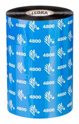 Zebra 4800 Resin thermal ribbon 450 m Black 