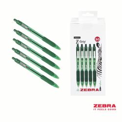 Zebra Z-Grip Smooth Retractable Ballpoint Pen Assorted Ink Box of 50
