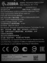 Zebra BTRY-ET4X-10IN1-01 tablet spare part/accessory Battery 