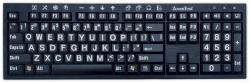 ai squared Zoomtext Keyboard - White letters on Black keys- USB. [1Year warranty] - UK version