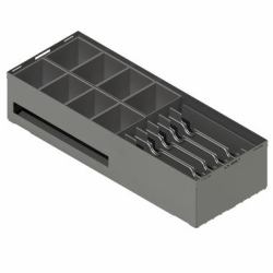 apg Solutions 20944PAC cash tray Metal Black 
