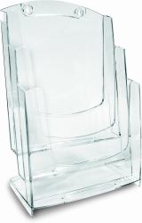 ARDA 70A43 literature rack 3 shelves Transparent 