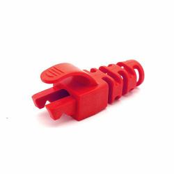 Cablenet RJ45 Snagless Strain Relief Flush Boot Red 6.5mm 