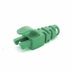 Cablenet RJ45 Snagless Strain Relief Flush Boot Green 6.5mm 