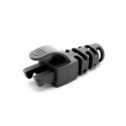 Cablenet RJ45 Snagless Strain Relief Flush Boot Black 6.5mm 