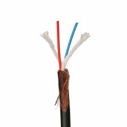 Cablenet 2 Core 24AWG Flexible Microphone XLR Cable Black 200m Reel 