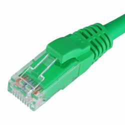 Cablenet 8m Cat5e RJ45 Green U/UTP LSOH 24AWG Snagless Booted Patch Lead 