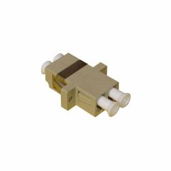 Cablenet LC Duplex MM Coupler Beige 