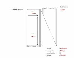 Capture CA-LB7000 printer label White 