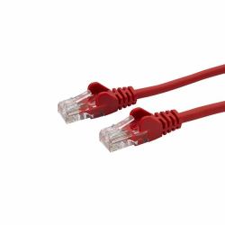 connektgear 3m RJ45 CAT5e UTP Stranded Flush Moulded Network Cable - 24AWG - Red 