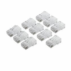 connektgear RJ45 CAT6 Crimp End Plugs - Pack of 10 