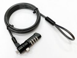 eSTUFF GLB220105 cable lock Black 1.8 m 