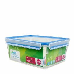 EMSA 508546 food storage container Rectangular Box 3.7 L Transparent 6 pc[s] 