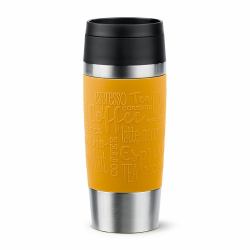 EMSA Travel Mug Classic 36 ml Stainless steel, Yellow 