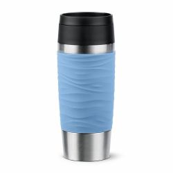 EMSA Travel Mug Waves 36 ml Blue, Stainless steel 