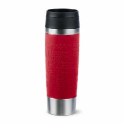 EMSA Travel Mug Classic N2022200 travel mug 500 ml Black, Red, Stainless steel Stainless steel 
