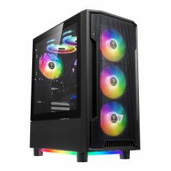 GAMDIAS ATHENA M6 LITE computer case Midi Tower Black 