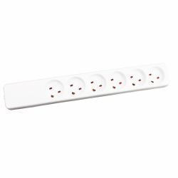 Garbot Z66000108-PA01 power extension 6 AC outlet[s] Indoor White 