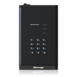 iStorage diskAshur DT³ HDD 8TB | Secure Portable Desktop Drive |FIPS 140-3 Level 3 pending| AES-XTS 256-bit Hardware Encryption | Common Criteria EAL5+ [Hardware Certified] | PIN protected | OS & Platform Independent |GDPR, TAA Compliant|Brute force hack defence | Dust/Water Resistant 