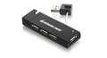 iogear GUH285W6 interface hub 480 Mbit/s Black 