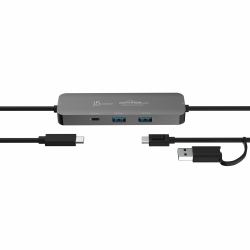 j5create JCH462 Wormhole Switch™ Display Sharing Hub, Black 