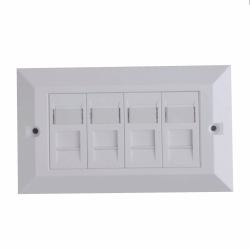 Lanview LVN126188UK-4 outlet box RJ-45 White 