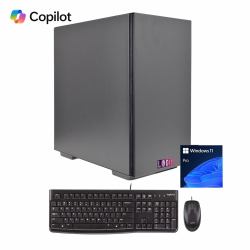 LOGIX Intel Core i3 14th Gen Quad Core 16GB RAM with 500GB SSD Wireless Business / Education Desktop PC with Windows 11 Pro plus Keyboard & Mouse Intel® Core™ i3 Workstation Black  - UK version
