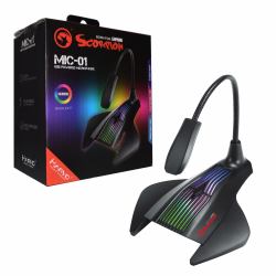 Marvo Scorpion MIC-01 RGB USB Powered Flexible Gaming and Streaming Microphone 