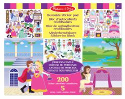 Melissa & Doug Reusable Sticker Pad - Princess Castle kids' stickers 