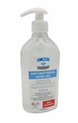 multibrand 500ml Anti-Bacterial Sanitising Hand Gel with pump 70% Alcohol