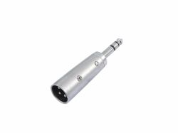 Omnitronic 30226455 cable gender changer 3-pin XLR 6.3 mm Silver 
