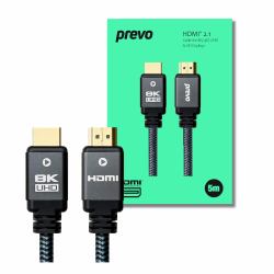 PREVO HDMI-2.1-5M HDMI cable HDMI Type A [Standard] Black 