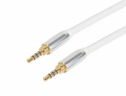 Prokord AUDIO 3.5MM MALE - 3.5MM MALE 0.5M WHITE 