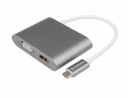 Prokord USB-C ADAPTER PREMIUM HDMI + DVI + VGA 