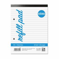 RHINO H5F-0 writing notebook A5+ 60 sheets White, Purple 