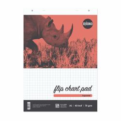 RHINO RHFC-2 flip chart 580 x 810 mm White, Red, Black 