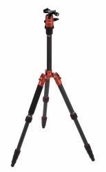 Rollei Compact Traveler No. 1 Carbon tripod Digital/film cameras 3 leg[s] Black, Orange 