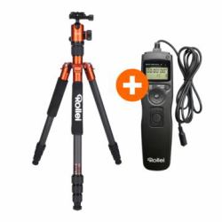 Rollei 22610 tripod Digital/film cameras 3 leg[s] Black, Orange 