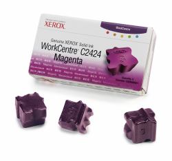 Xerox Genuine WorkCentre C2424 Solid Ink Magenta [3 sticks] (XEROX C2424 SOLID INK MAGENTA C2424 MAGENTA SOLID INK)
