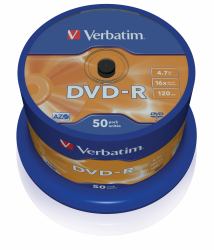 Verbatim DVD-R Matt Silver 4.7 GB 50 pc[s] (Verbatim DVD-R 16x 50pk Spindle)