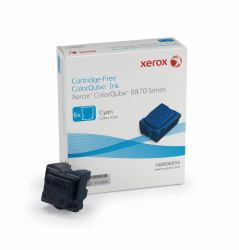 Xerox Genuine ColorQube 8870 / 8880 Cyan Solid Ink [] - 108R00954 (COLORQUBE 8870 INK CYAN X 6)