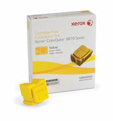 Xerox Genuine ColorQube 8870 / 8880 Yellow Solid Ink [] - 108R00956 (COLORQUBE 8870 INK YEL X 6)