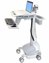 Ergotron StyleView EMR, UK/IE Silver, White Laptop Multimedia cart (SV42 NB 230V50HZ 66AH SLA - POWERED CART)