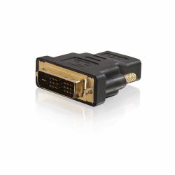 C2G VelocityTM DVI-DTM Male to HDMI® Female Inline Adapter (C2G Velocity Inline Adapter - Adapter - DVI-D male to HDMI female - black)