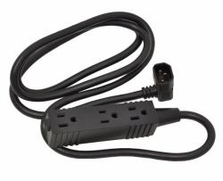 Ergotron SV 3-Outlet Power Strip outlet box Black (SV 3-OUTLET POWER STRIP IEC - .)