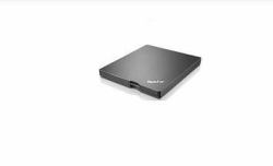 Lenovo ThinkPad UltraSlim USB DVD Burner optical disc drive DVD±RW Black (TP UltraSlim USB DVD Burner - **New Retail** - USB 2.0 and USB 3.0 - Warranty: 12M)