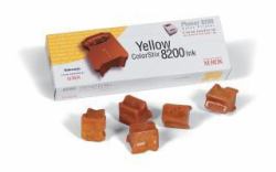 Xerox GENUINE 5 YELLOW COLORSTIX 8200 IN ink stick (TEK PHASER 8200 YELLOW TONER TEKTRONIX PHASER 8200 5 YELLOW COLOUR STIX)