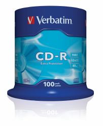 Verbatim CD-R Extra Protection 700 MB 52x 100 pc[s] (VERBATIM CD-R 700MB 52X EXTRA PROTECTION SURFACE)