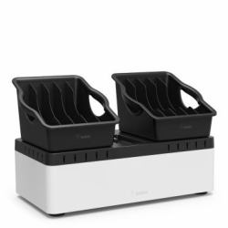 Belkin B2B160VF charging station organizer Desktop & wall mounted Black, White (GO BASE 2 BINS PL 10PORT USB CHARGER)