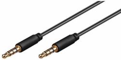 Microconnect IPOD016 audio cable 2 m 3.5mm Black (3,5 mm Headphone & Audio Cable - 3.5mm Minijack extension Cable - Warranty: 300M)